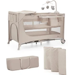 Lettino da viaggio Joy2 3in1 con accessori
