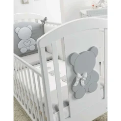 Lettino Funky Con Decoro Orsetto Bianco