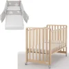 Lettino Glam 9 In 1 + Materasso + Completo Piumone Glam