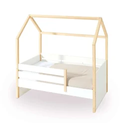 Letto Montessori a Casetta Sogni 70x140 cm Con Cassetti