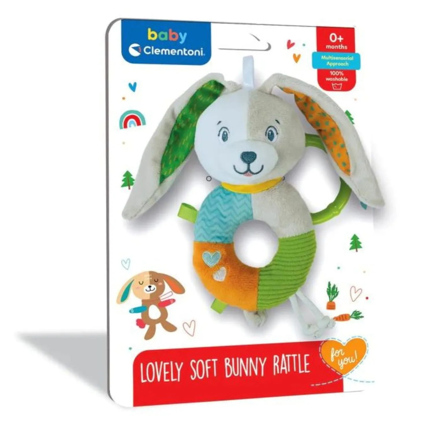 Linea Baby For You: Morbido Coniglietto Sonaglino