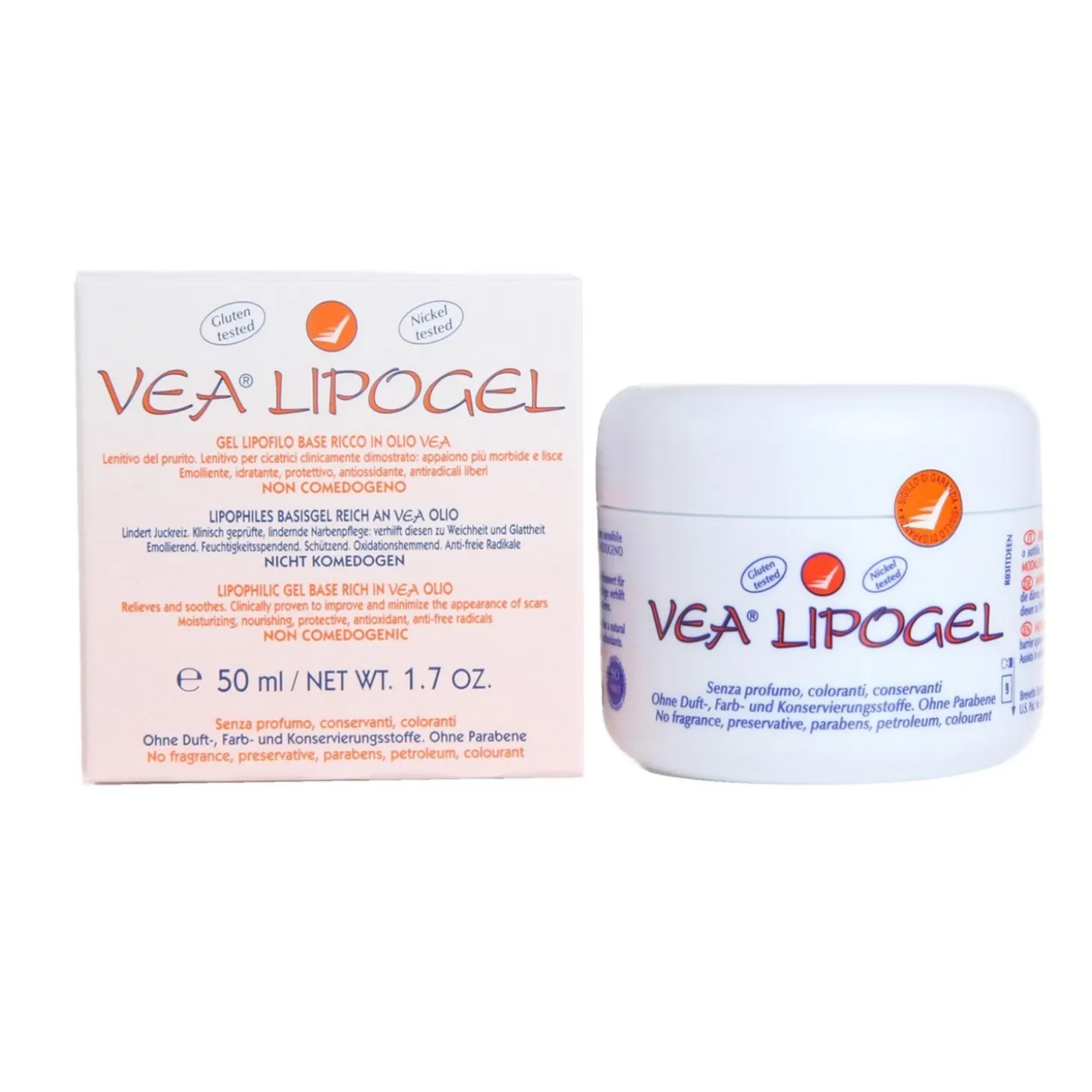 Lipogel Gel Lipofilo Base Vitamina E gelificata 50 ml