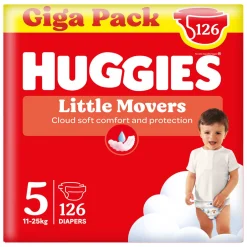Little Movers Pannolini Gigapack taglia 5 (126 pezzi)