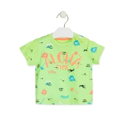 Maglietta Verde Fluo Baby Bambino