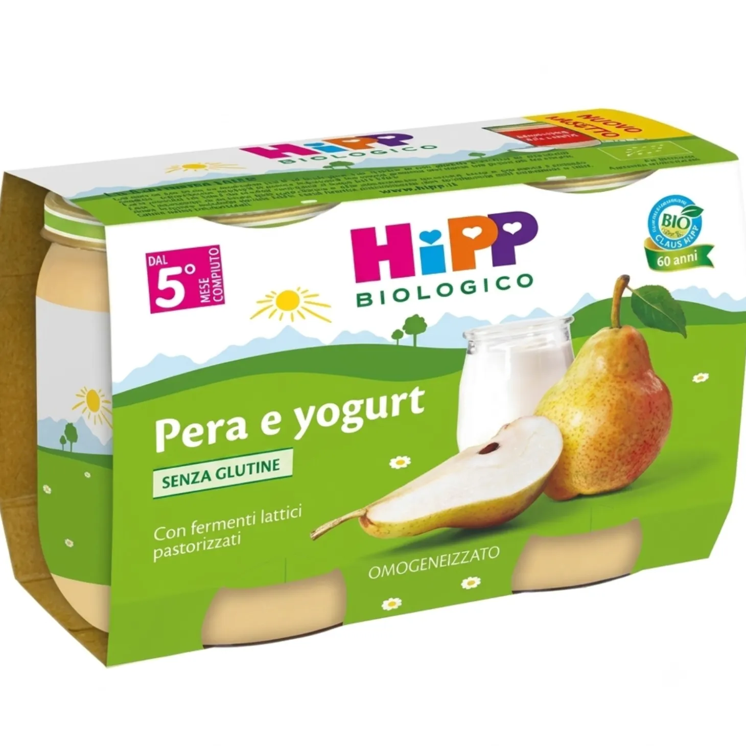 Merenda Base Frutta: Confezione 2x125 gr