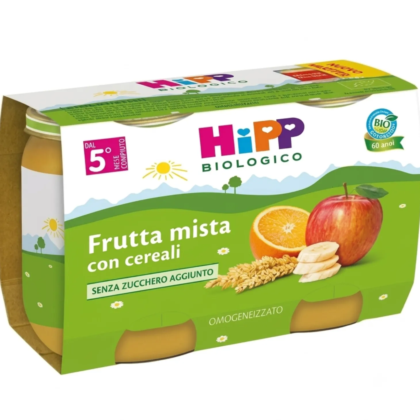 Merenda Base Frutta: Confezione 2x125 gr