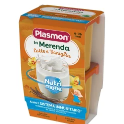 Merenda Latte Vaniglia: Confezione 2x120 gr