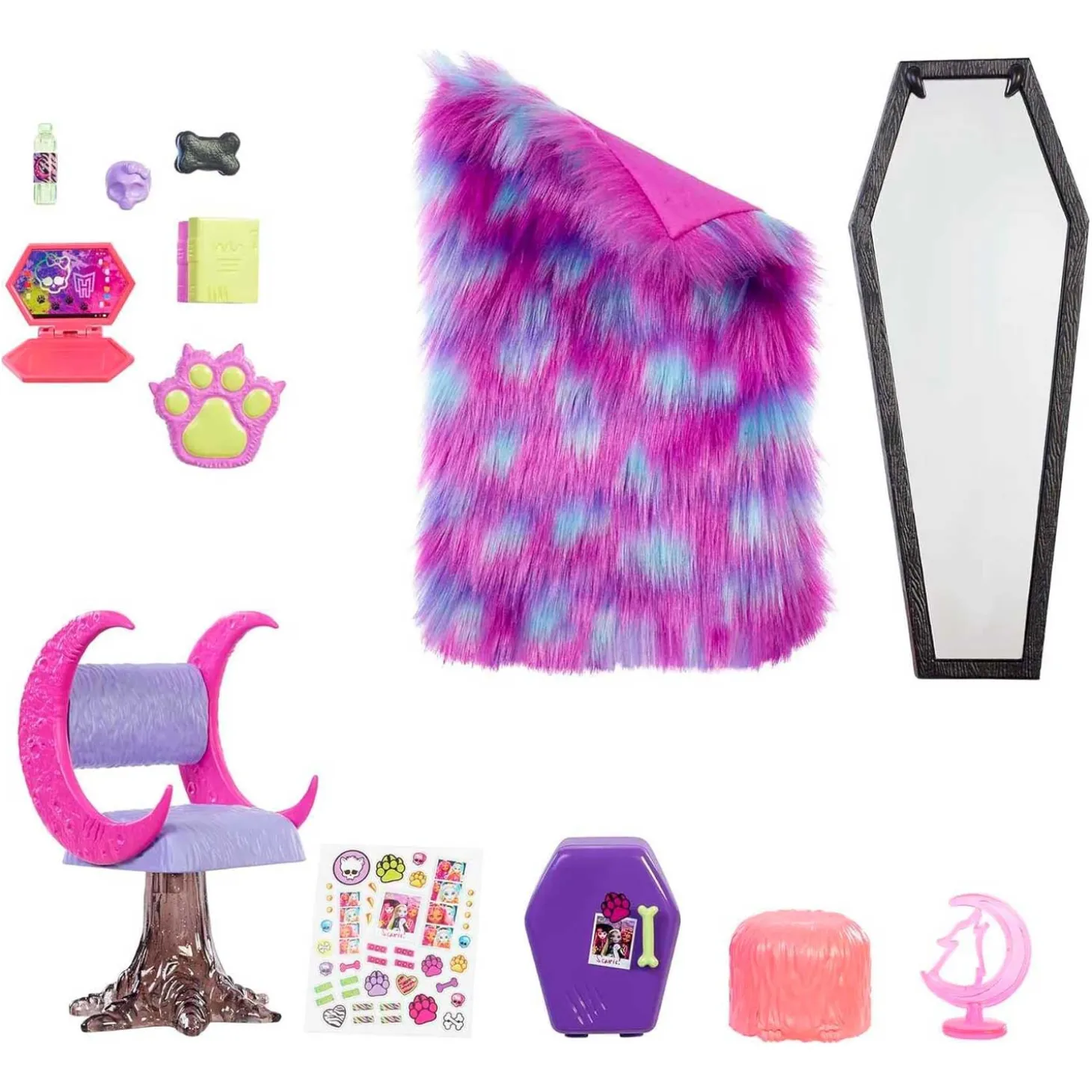 Monster High Camera Da Letto Di Clawdeen Wolf HHK64