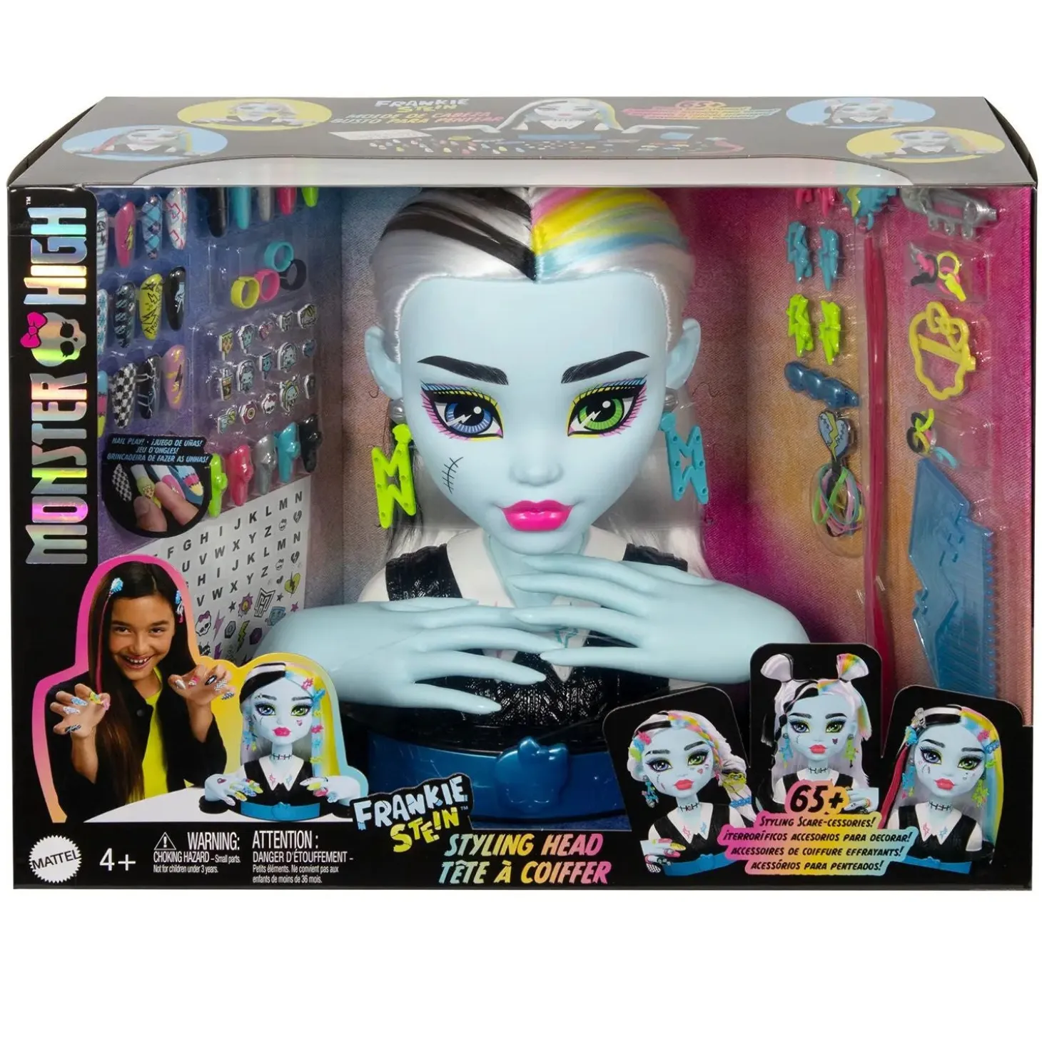 Monster High Frankie Stein Styling Head con Accessori HRP71