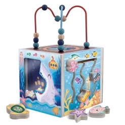 Montessori Legno Sensory Cube The Ocean