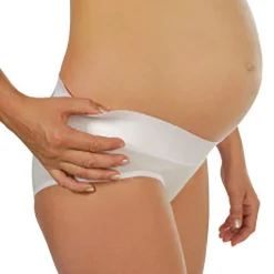Mutanda Gestante Con Fascia Bianco