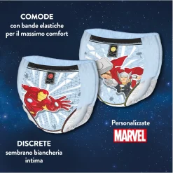 Mutandine Assorbenti Drynites Boy 4/7anni 17/30 Kg: Confezione 10 Pz