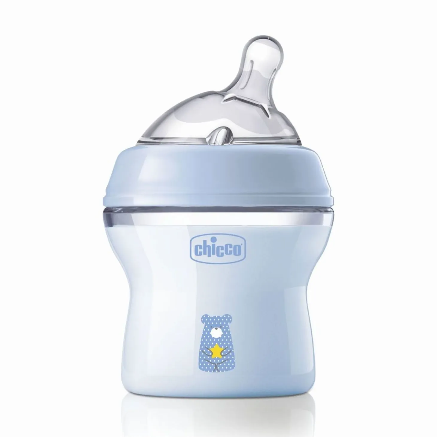 NaturalFeeling Biberon Vetro Chicco 0M+ 150ML Flusso Lento