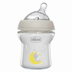 NaturalFeeling Biberon Vetro Chicco 0M+ 150ML Flusso Lento
