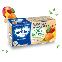 Omogeneizzato Albicocca Banana Mela Confezione 2x100 gr