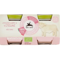 Omogeneizzato Biologico Carne: Confezione 2x80 gr