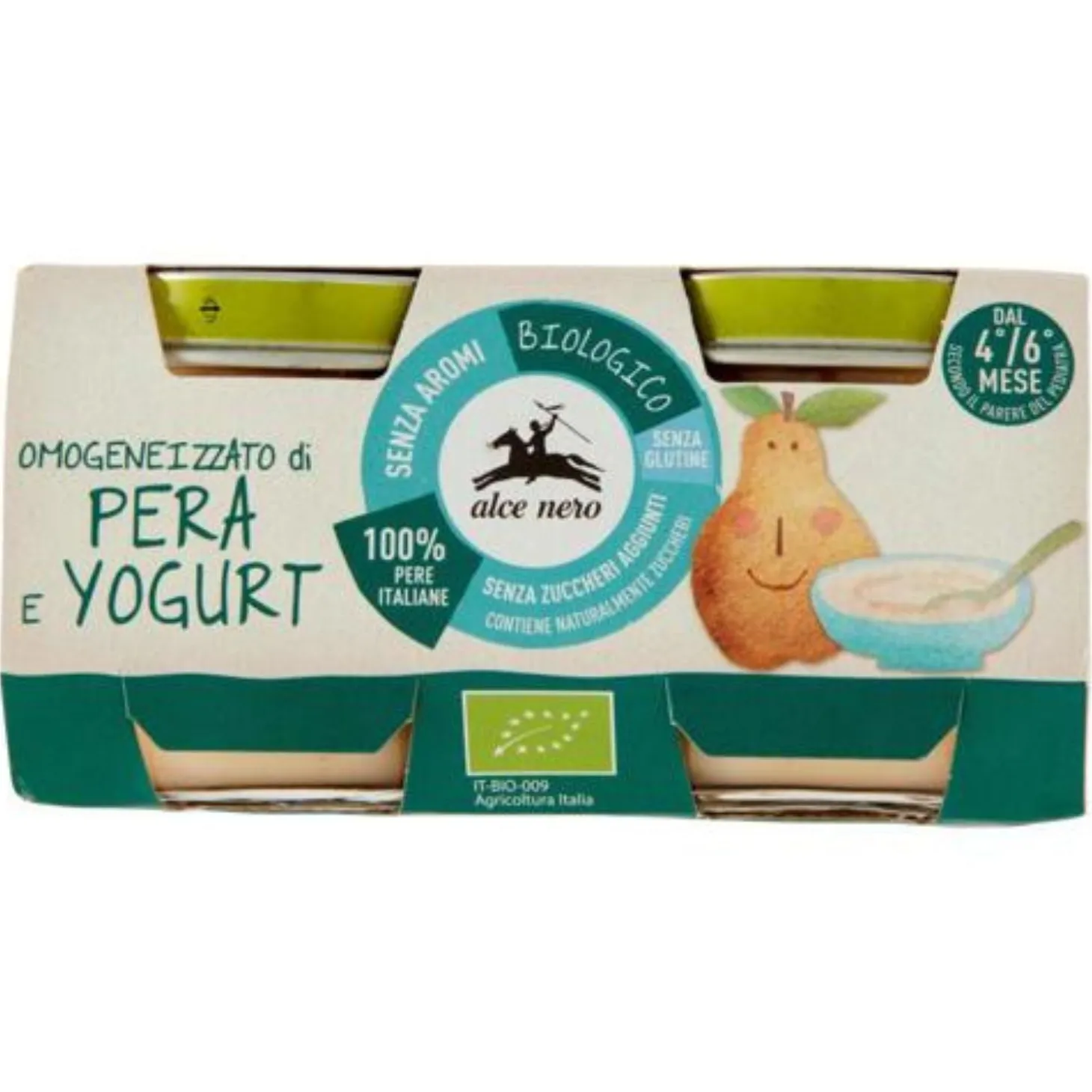 Omogeneizzato Biologico Frutta: Confezione 2x80 gr