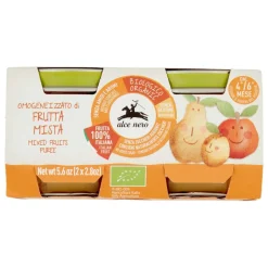 Omogeneizzato Biologico Frutta: Confezione 2x80 gr
