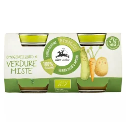 Omogeneizzato Biologico Verdure Miste: Confezione 2x80 gr