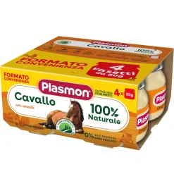 Omogeneizzato Carne Cavallo: Confezione 4x80 gr