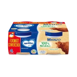 Omogeneizzato Carne Manzo: Confezione 4x80 gr