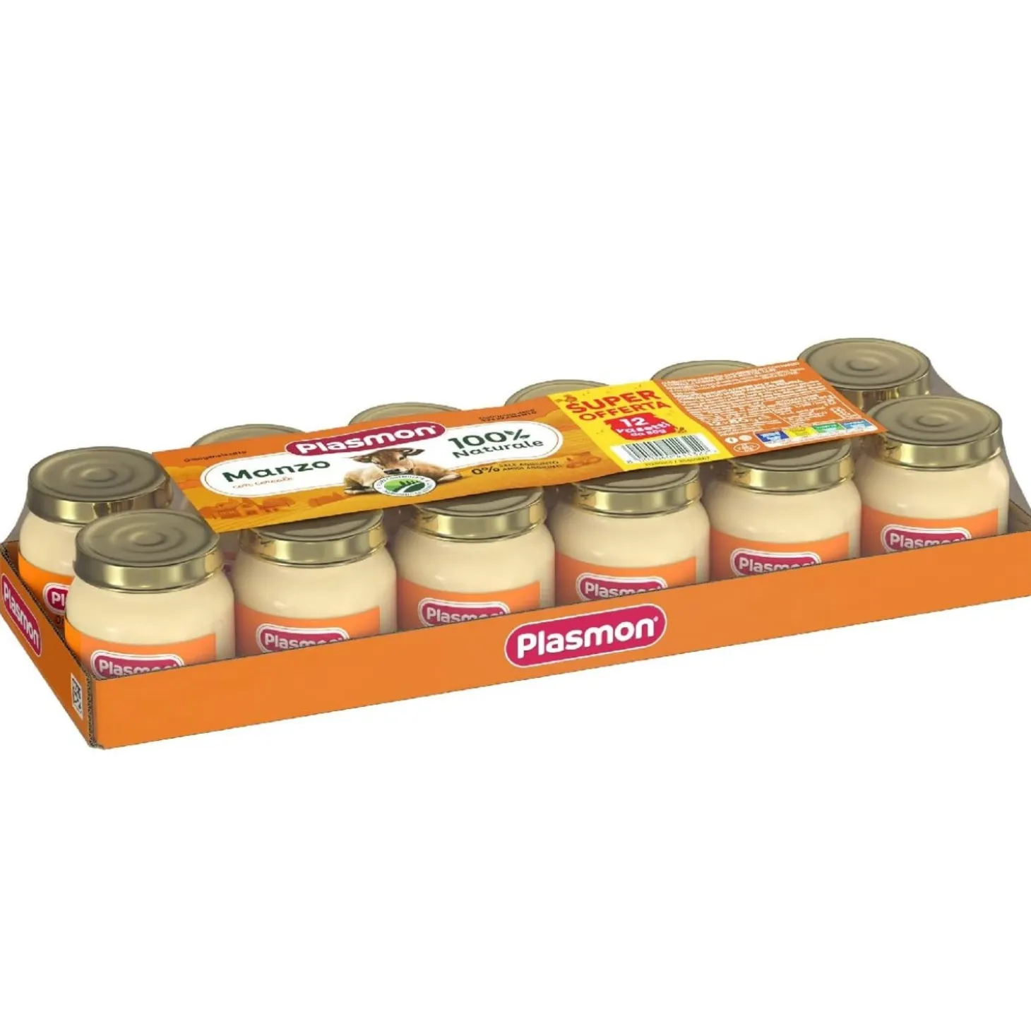 Omogeneizzato Carne Manzo: Confezione 12x80 gr