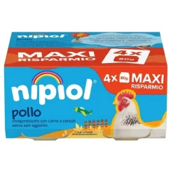 Omogeneizzato Carne Pollo: Confezione 4x80 gr