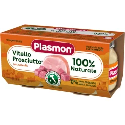 Omogeneizzato Carne Vitello Prosciutto: Confezione 2x80 gr