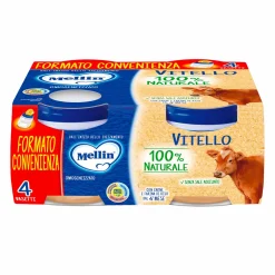 Omogeneizzato Carne Vitello: Confezione 4x80 gr