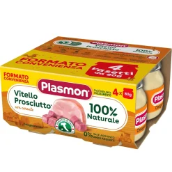 Omogeneizzato Carne Vitello Prosciutto: Confezione 4x80 gr