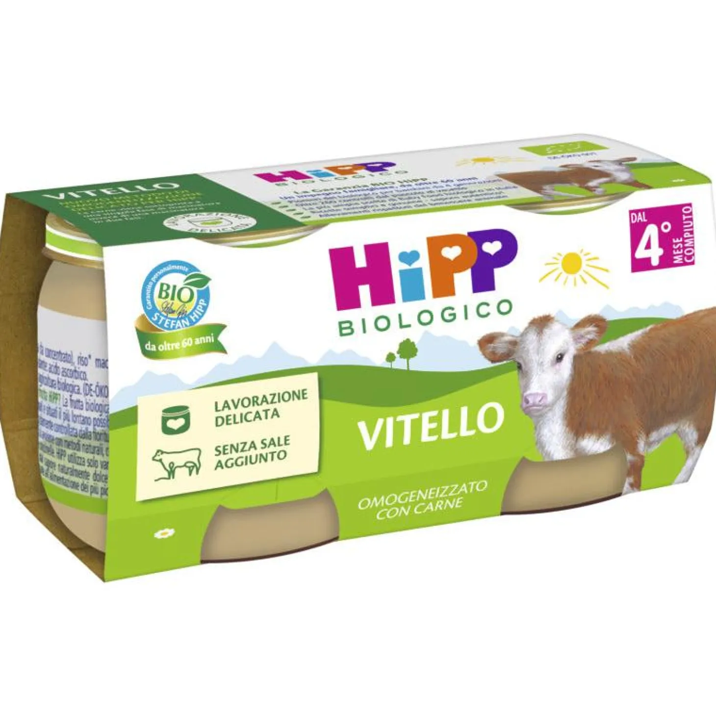 Omogeneizzato Carne Vitello: Confezione 2x80 gr