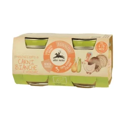 Omogeneizzato Carni Bianche Con Verdure: Confezione 2x80 gr