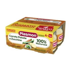 Omogeneizzato Carote Patate Zucchine: Confezione 4x80 gr