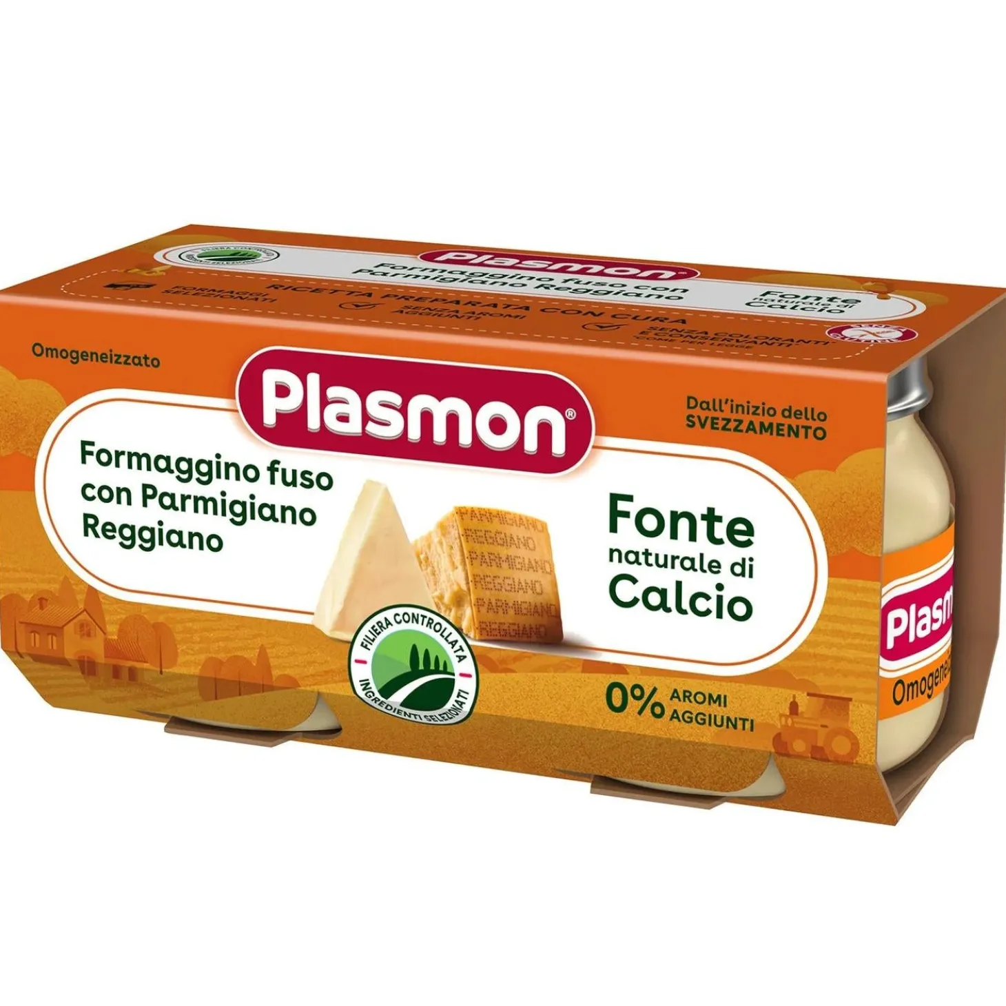 Omogeneizzato Formaggino Parmigiano: Confezione 2x80 gr