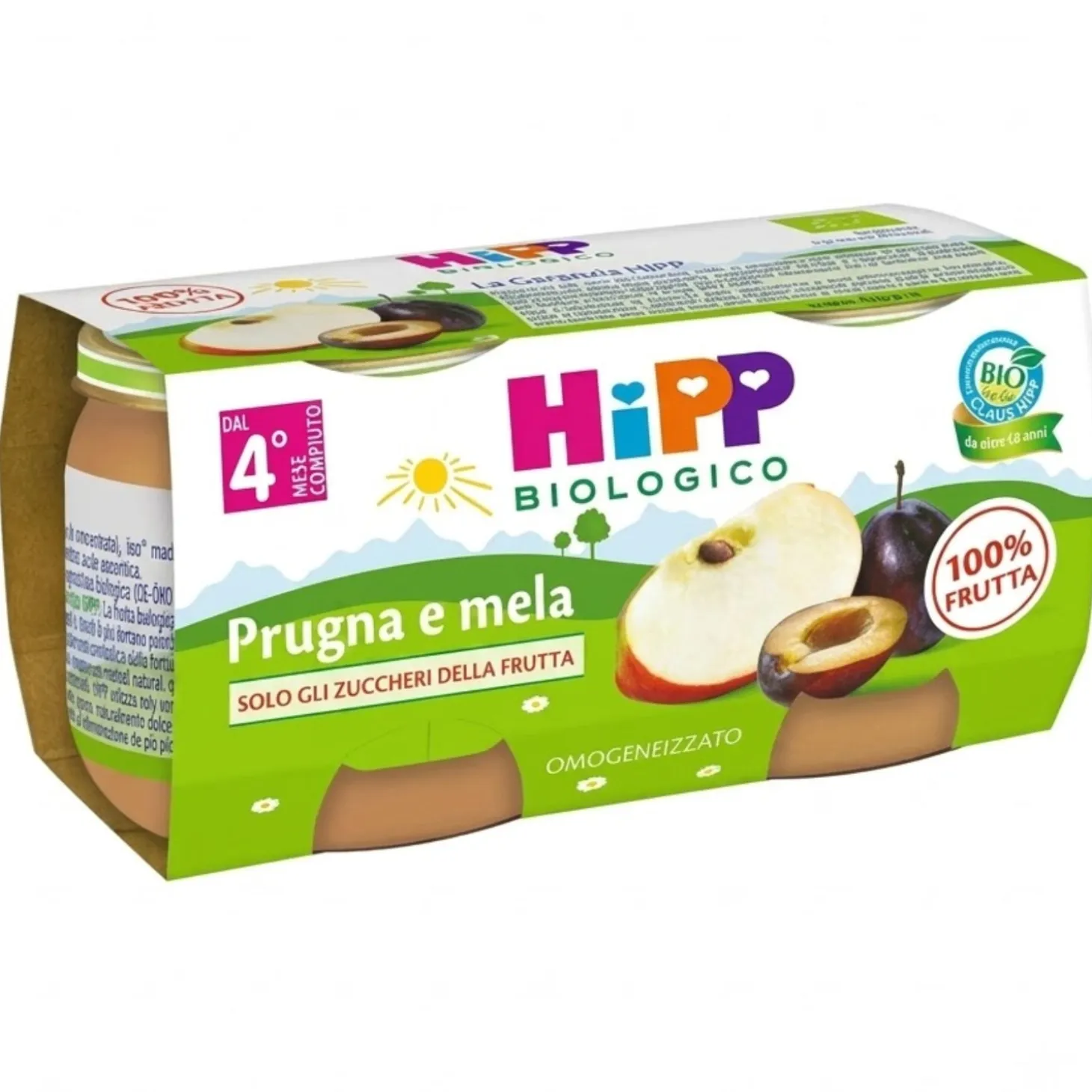 Omogeneizzato Frutta: Confezione 2x80 gr