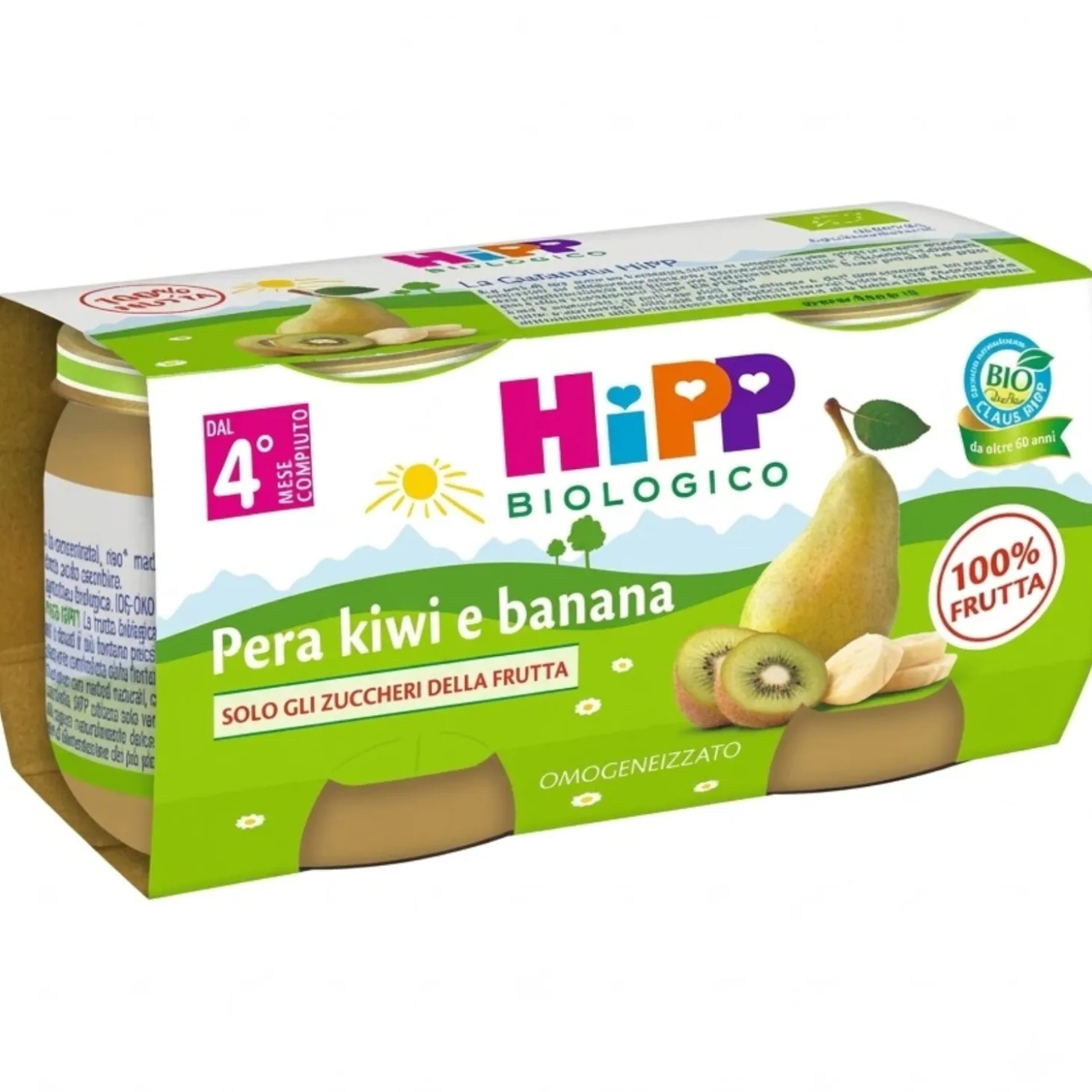 Omogeneizzato Frutta: Confezione 2x80 gr