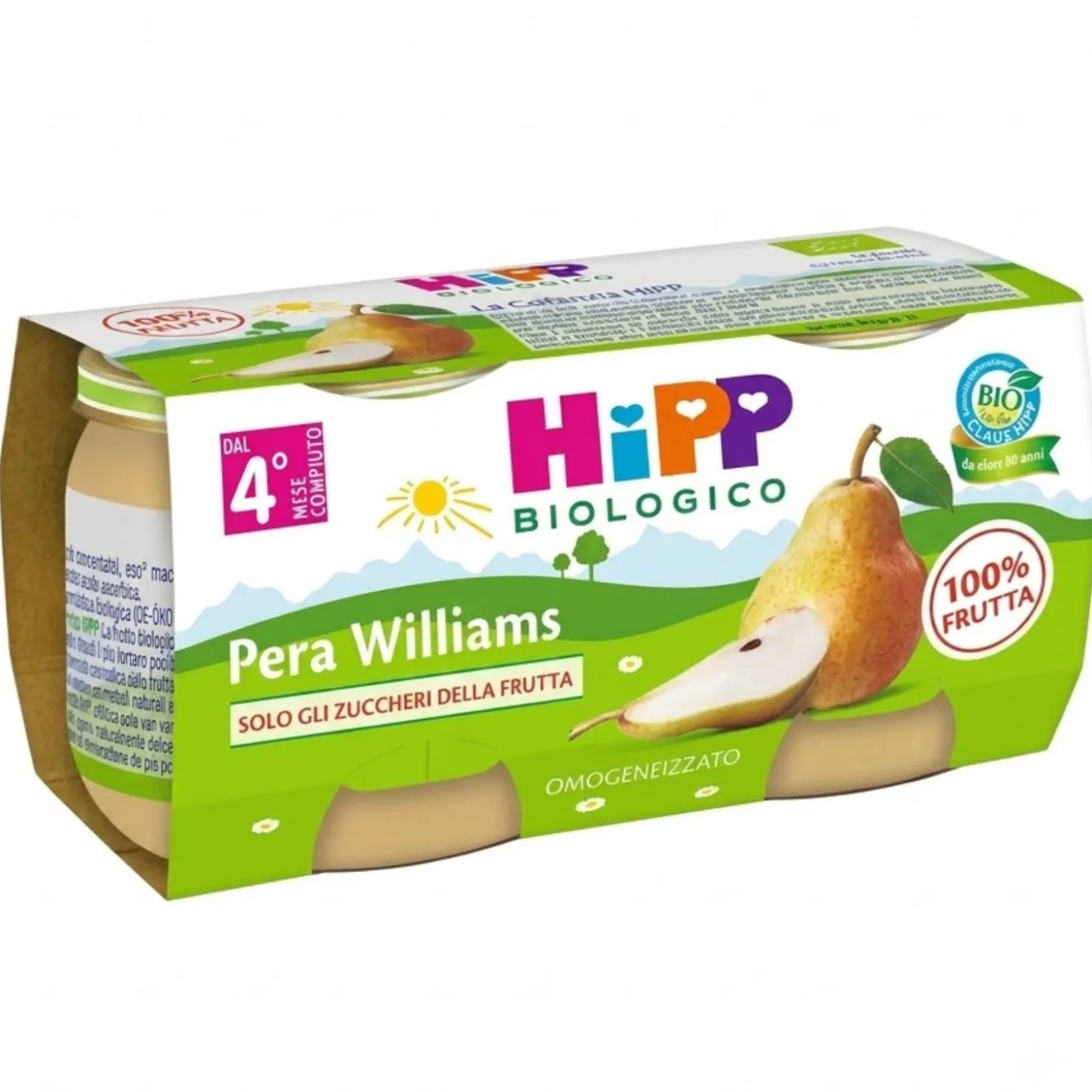 Omogeneizzato Frutta: Confezione 2x80 gr