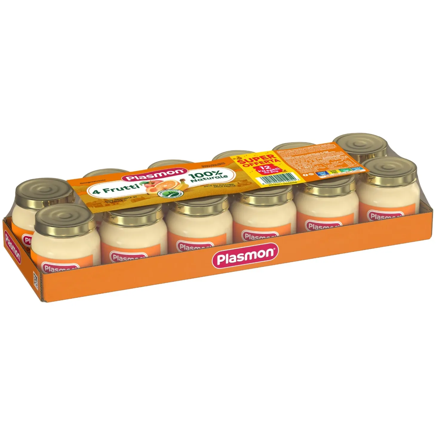 Omogeneizzato Frutta Mista: Confezione 12x80 gr