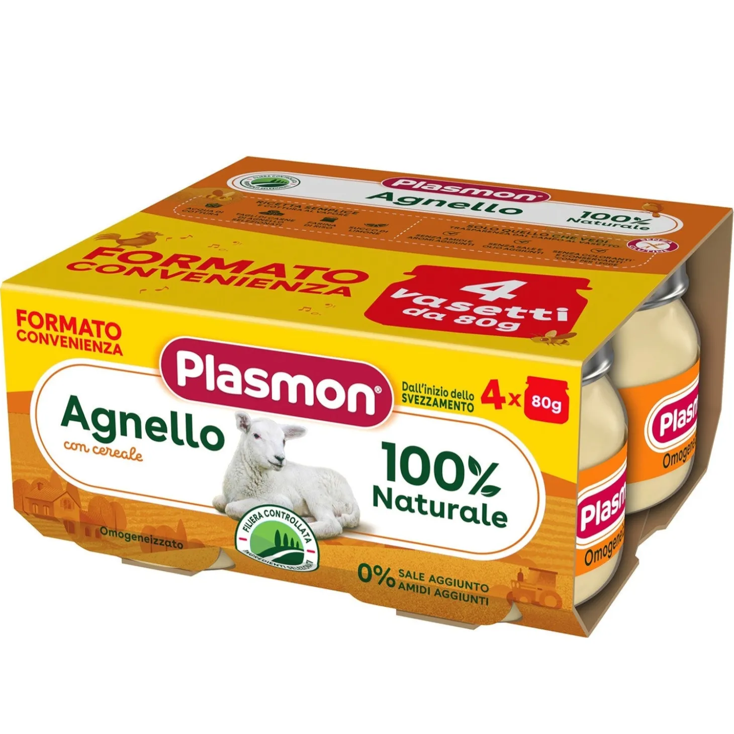 Omogeneizzato Frutta Mista: Confezione 6x80 gr