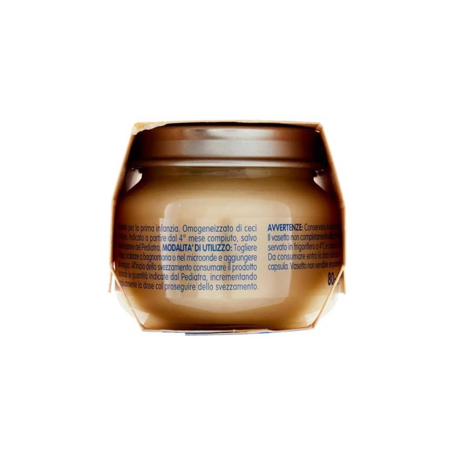 Omogeneizzato Legumi Ceci: Confezione 2x80 gr