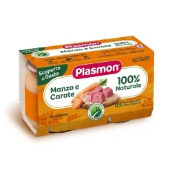 Omogeneizzato Manzo Con Carote: Confezione 2x120g