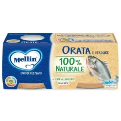 Omogeneizzato Pesce Orata: Confezione 2x80 gr