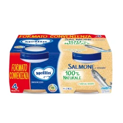 Omogeneizzato Pesce Salmone: Confezione 4x80 gr