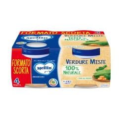 Omogeneizzato Verdure Miste: Confezione 4x80gr