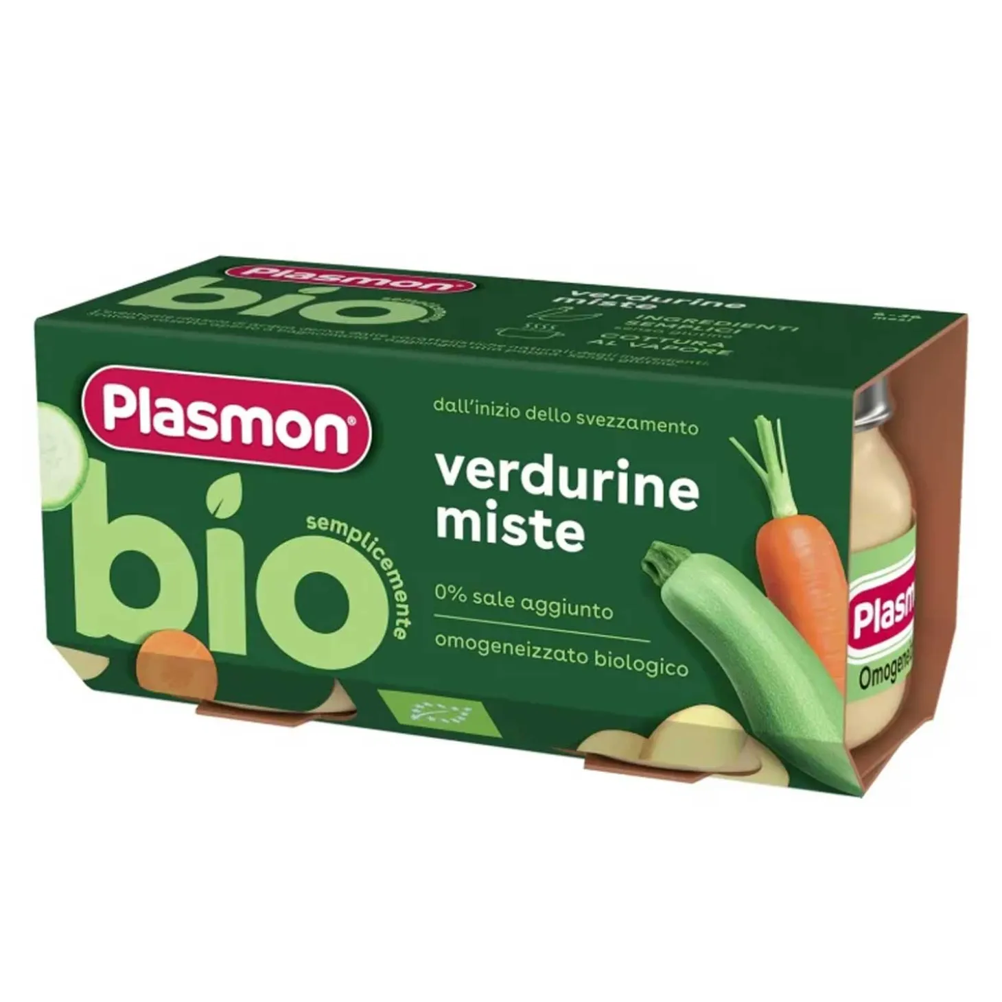 Omogeneizzato Verdurine Miste (Carote Patate Zucchine): Confezione 2x80 gr