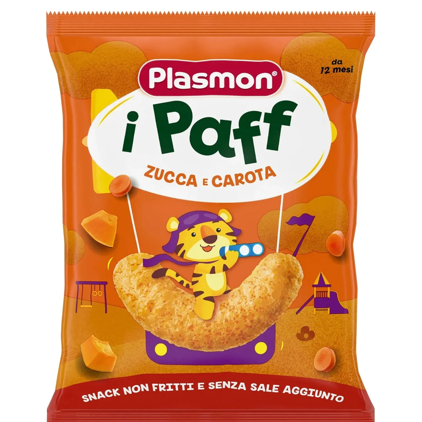 Paff Carote Zucca: Confezione 15 gr