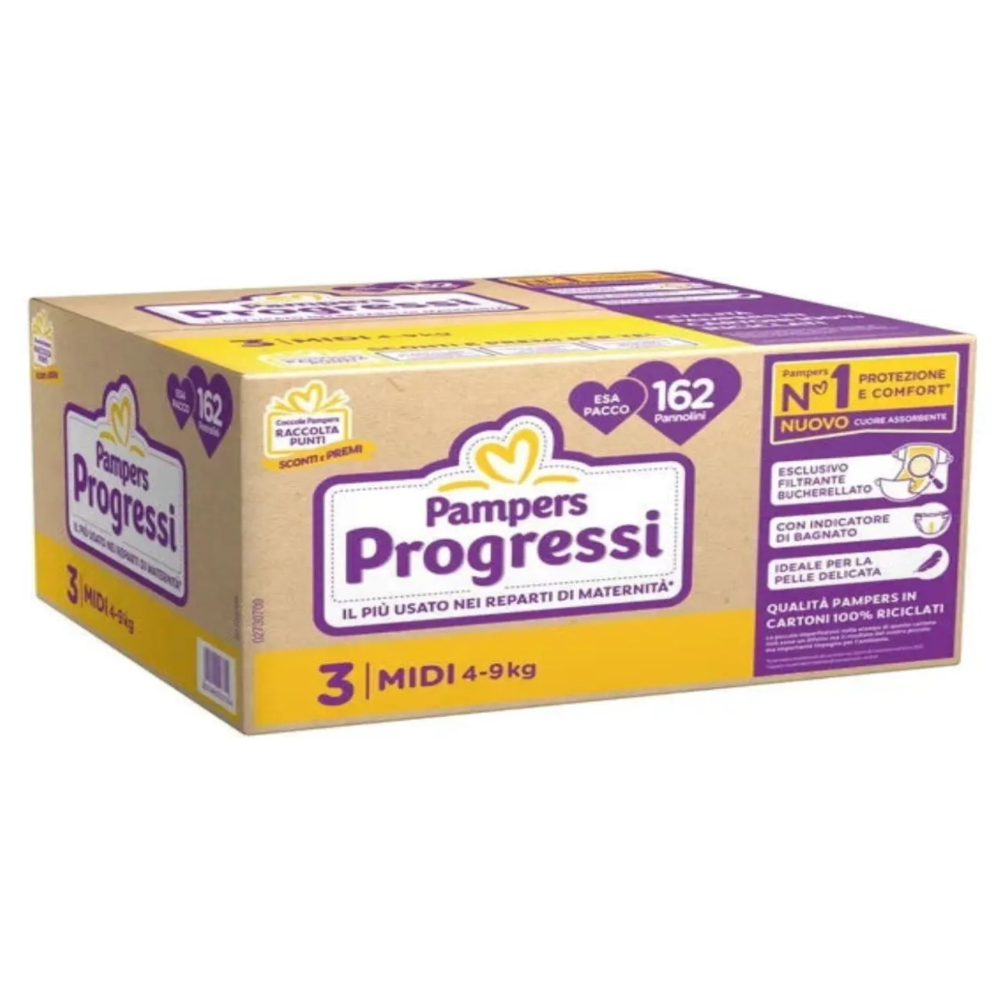 Pannolini Progressi Esa Midi Taglia 3 x162