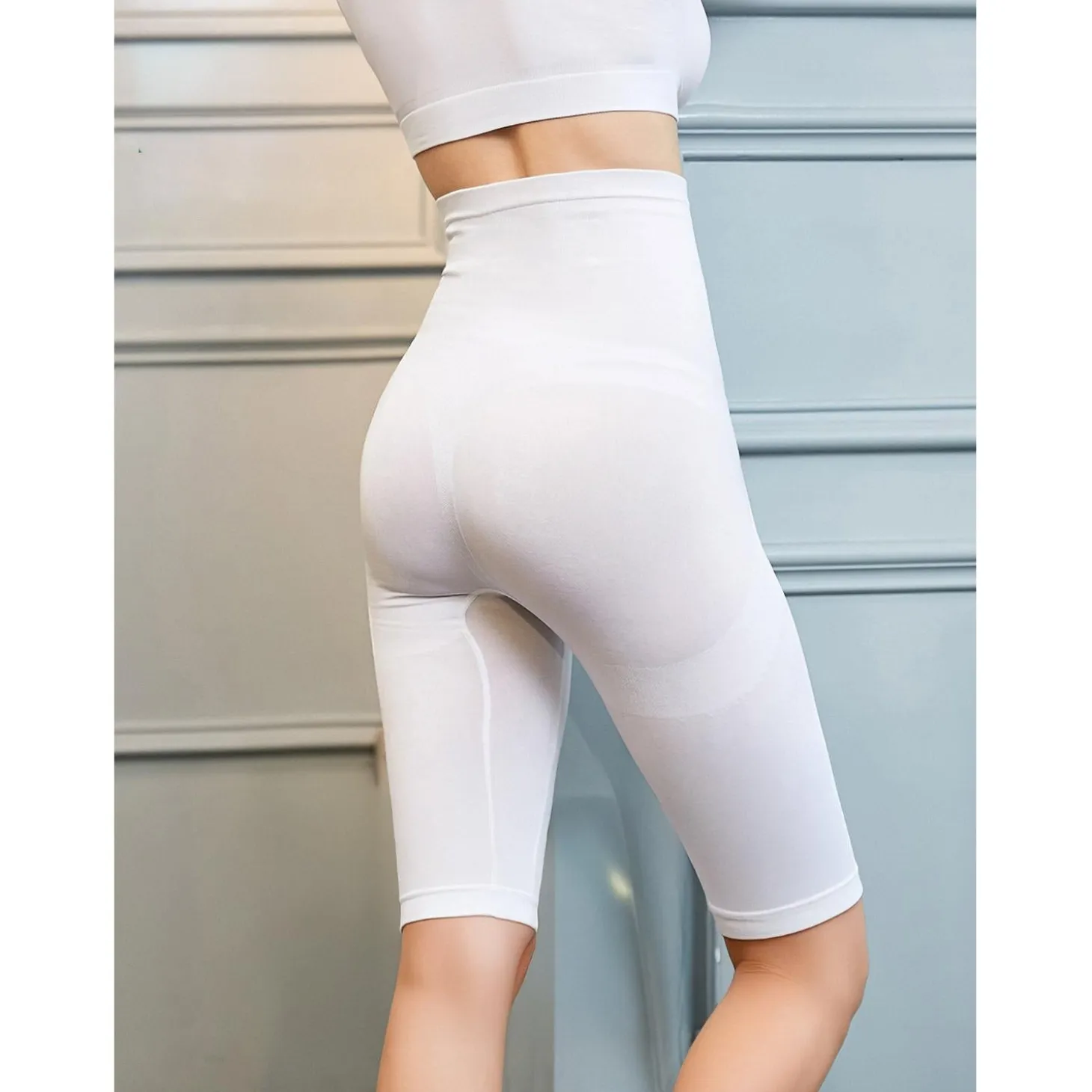 Pantaloncino Contenitivo Post Parto Bianco