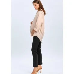 Pantaloni Premaman Elasticizzati Neri