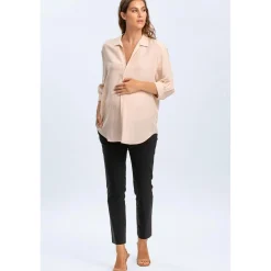 Pantaloni Premaman Elasticizzati Neri